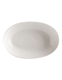 White Basics Oval Bowl 30x20cm in White