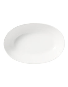White Basics Oval Bowl 30x20cm in White
