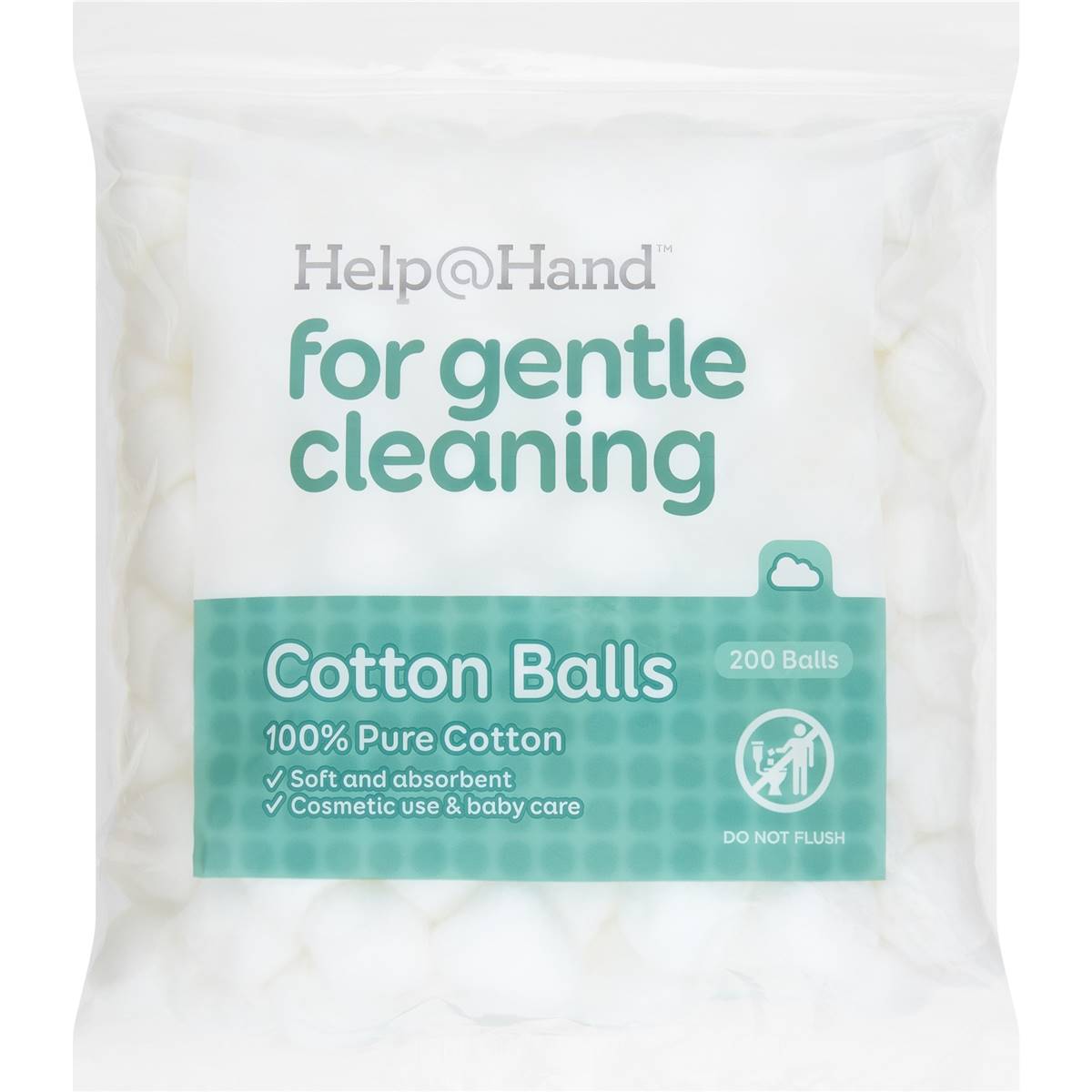 Help@Hand Cotton Balls 200 Pack