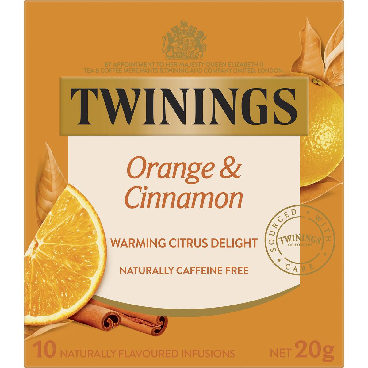 Twinings Orange & Cinnamon Tea Bags 10 Pack