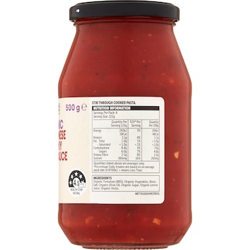 Macro Organic Pasta Sauce Chunky Bolognese 500g