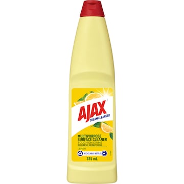 Ajax Cream Cleanser Lemon 375mL