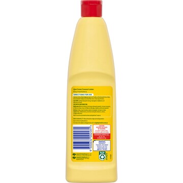 Ajax Cream Cleanser Lemon 375mL