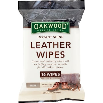 Oakwood Leather Wipes 16 pack