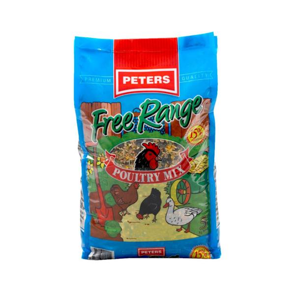 PETERS POULTRY MIX FREE RANGE 5KG