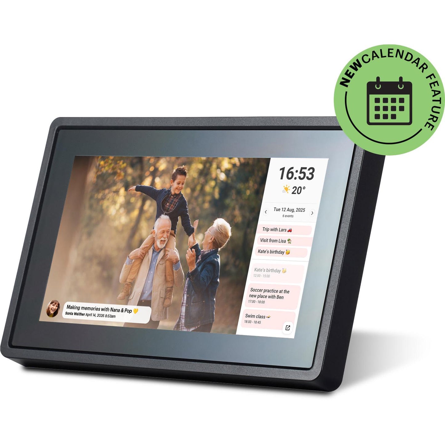 Jackson Frameo Smart Digital Photo Frame 7" 16GB (Black)