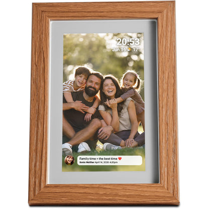 Jackson Frameo Smart Digital Photo Frame 7" 16GB (White Oak)
