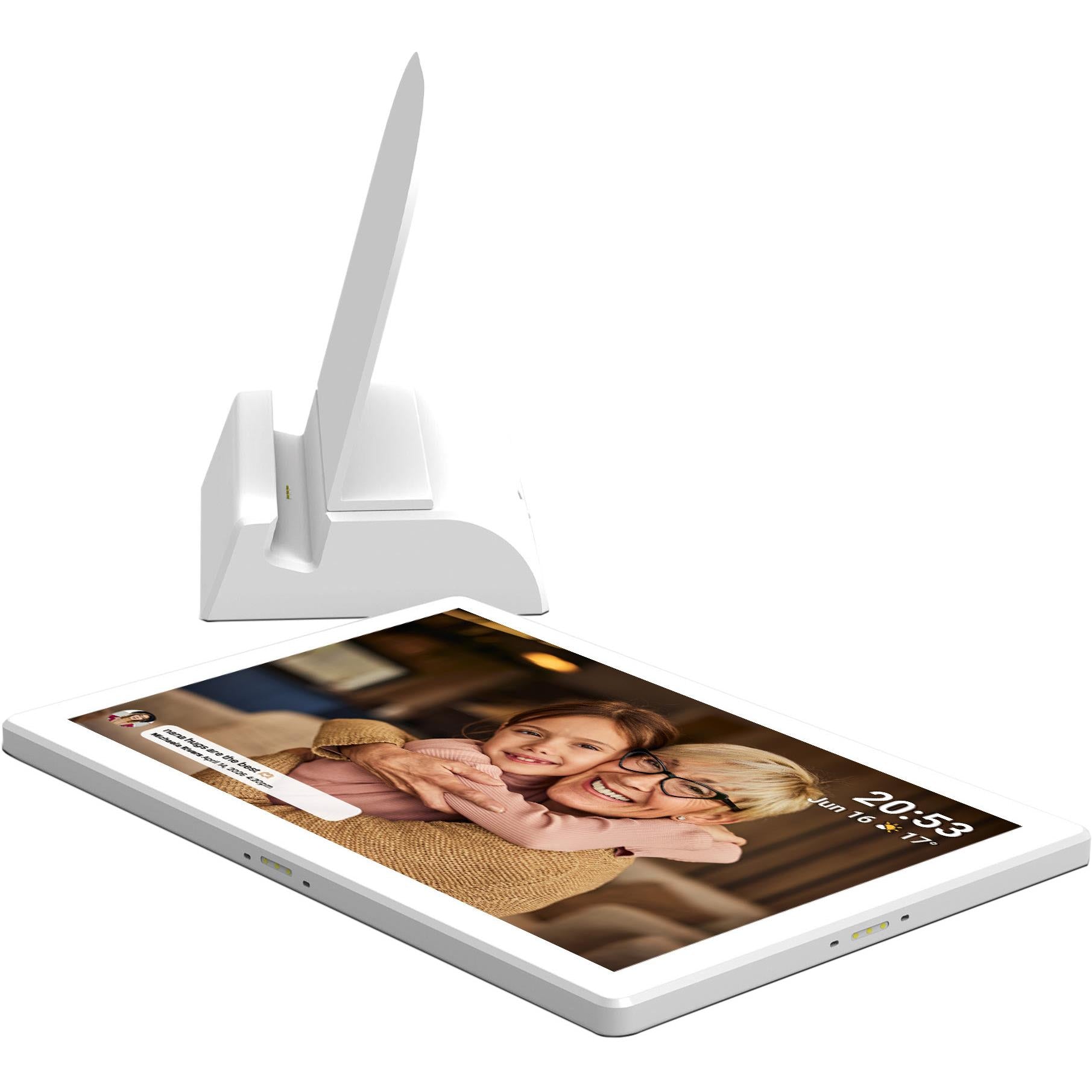 Jackson Rechargeable Smart Digital Photo Frame 10.1" 16GB (White)