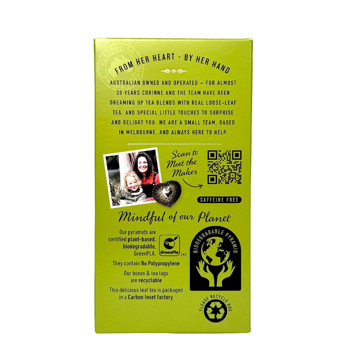 Madame Flavour Lemongrass Lime & Ginger Tea Pods 18 Pack