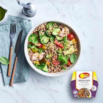 Sunrice Microwave Brown Rice & Quinoa Cups 125g x 2 pack