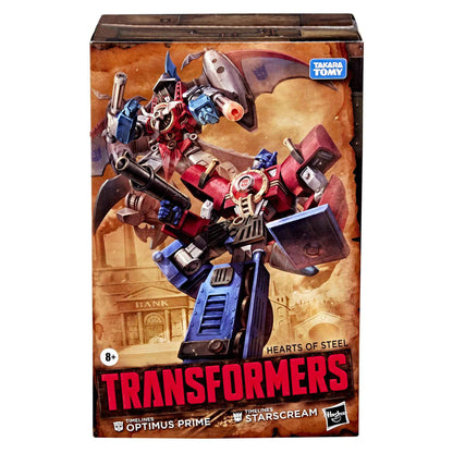 Transformers - Timelines Comic Edition: Optimus Prime and Starscream Figures