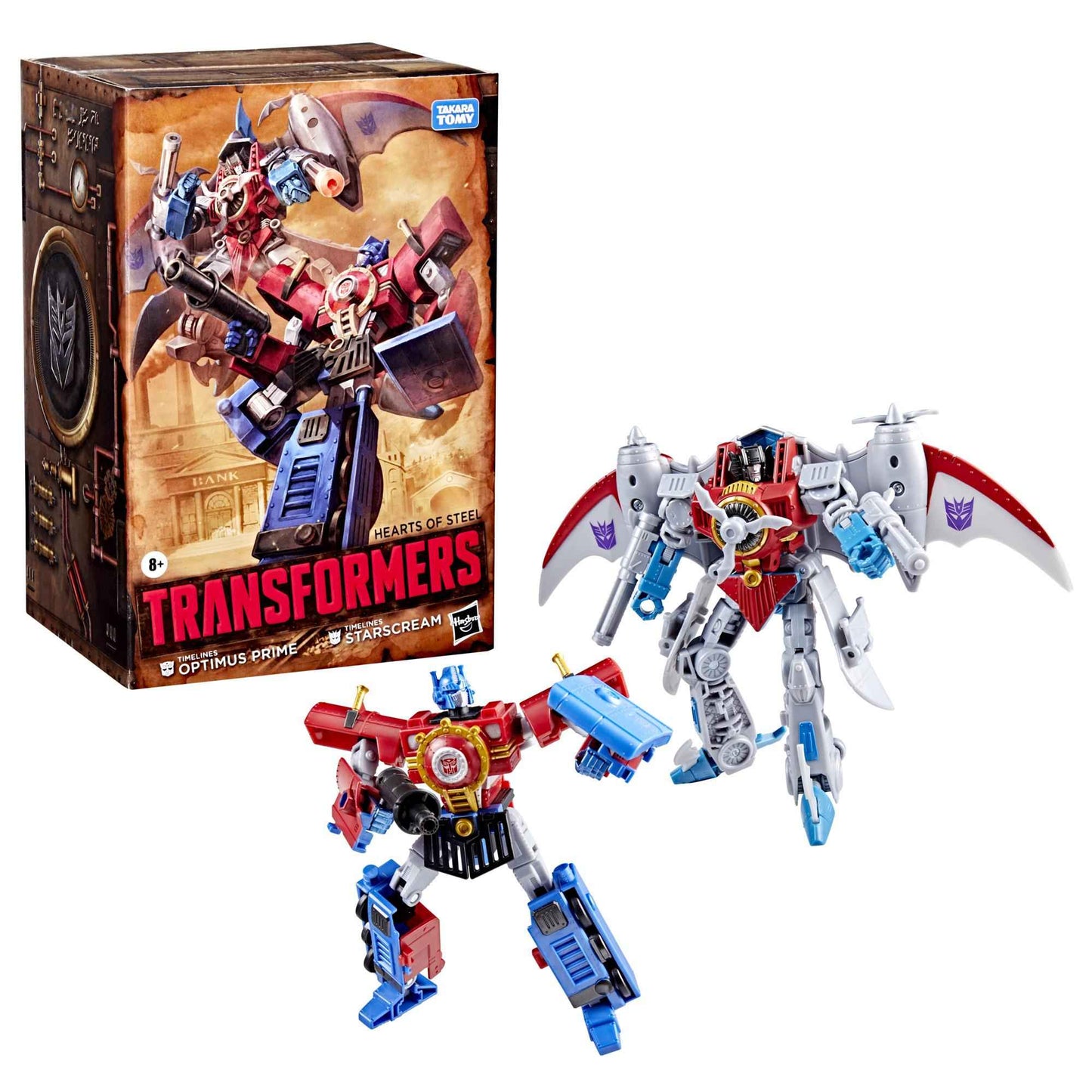 Transformers - Timelines Comic Edition: Optimus Prime and Starscream Figures