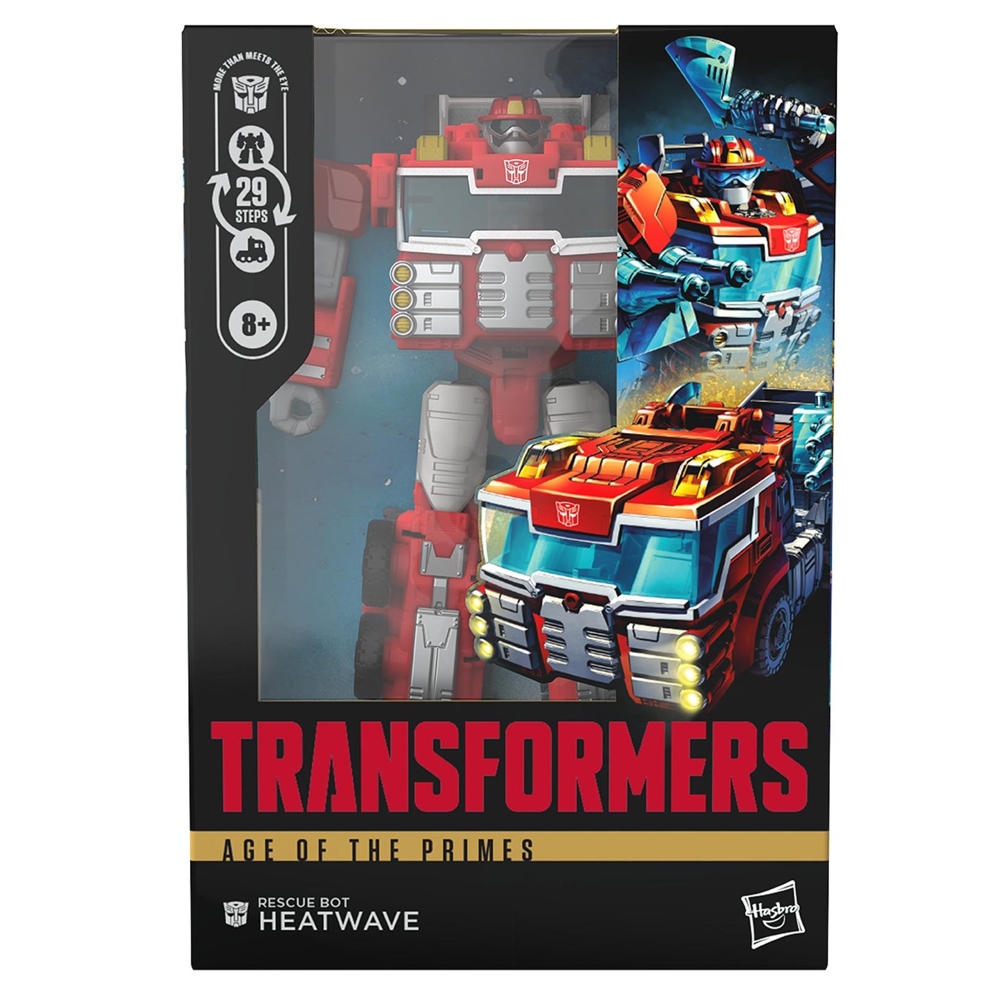 Transformers - Age Of The Primes: Voyager Class: Rescue Bot Heatwave Figure