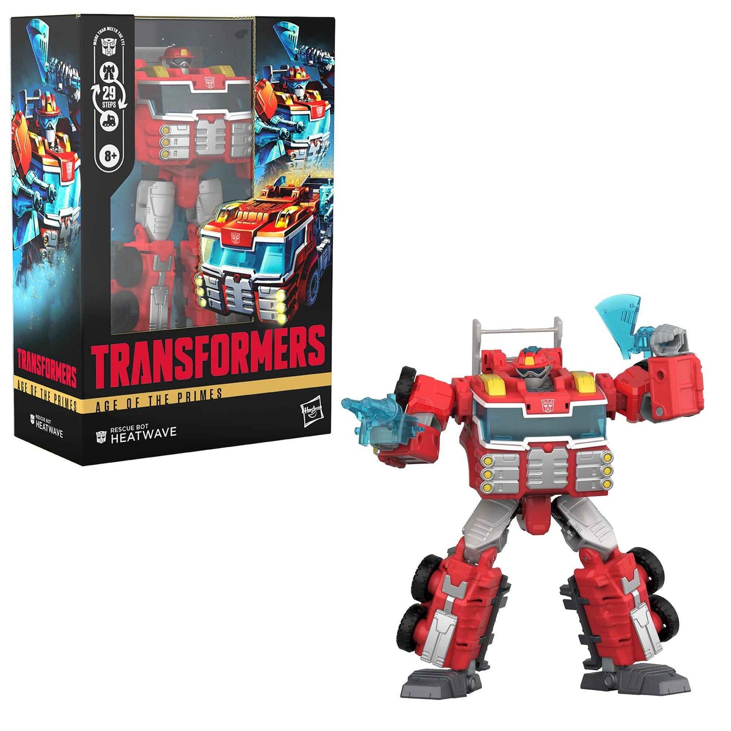 Transformers - Age Of The Primes: Voyager Class: Rescue Bot Heatwave Figure