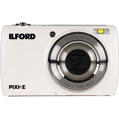 Ilford PIXI-Z 5x Zoom Digital Compact Camera (White)