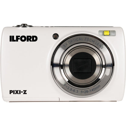 Ilford PIXI-Z 5x Zoom Digital Compact Camera (White)