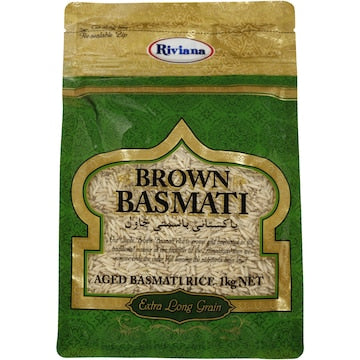 Riviana Brown Basmati Rice Extra Long Grain 1kg