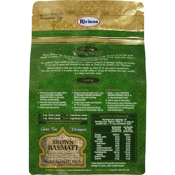 Riviana Brown Basmati Rice Extra Long Grain 1kg