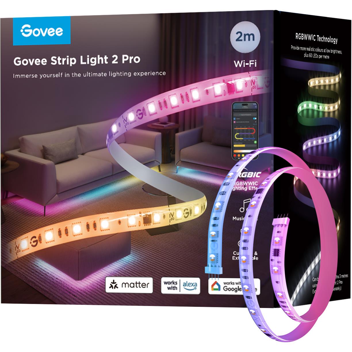 Govee Strip Light 2 Pro (2m)