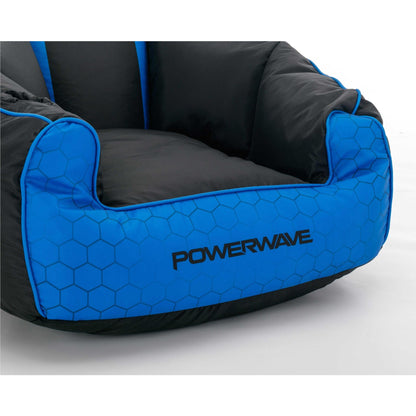 Powerwave Bean Bag Puff Chair (Blue)