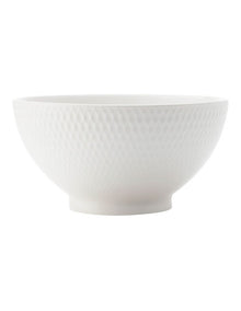 White Basics Diamonds Rice Bowl 12.5cm in White