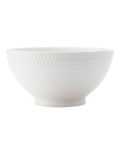 White Basics Diamonds Rice Bowl 12.5cm in White
