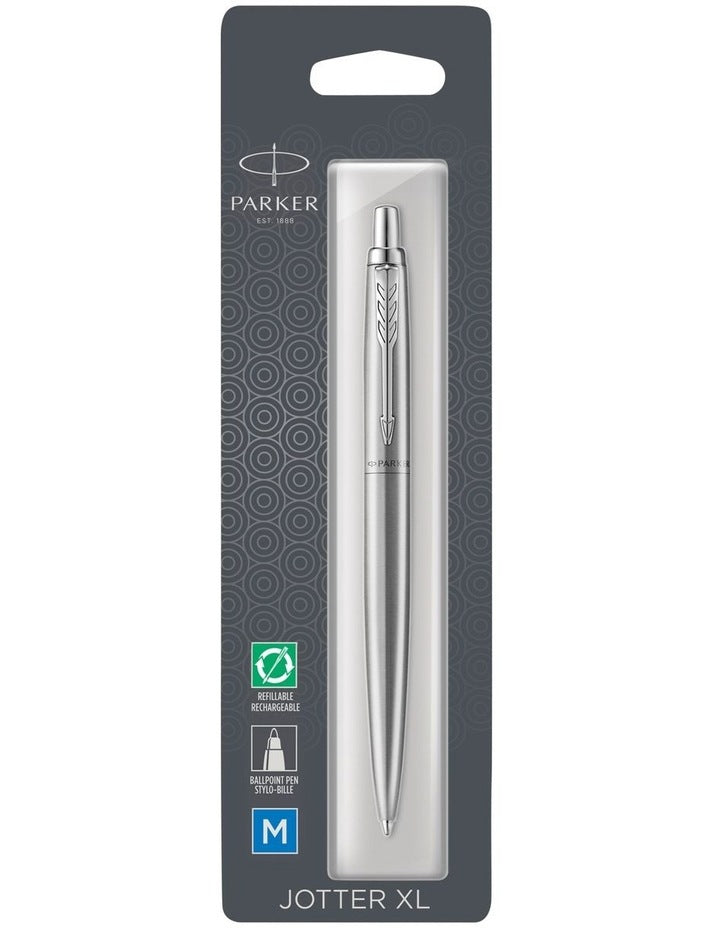 Monochrome Ballpoint Pen XL in Stainless Steel 2122760