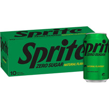 Sprite Zero Sugar Lemonade Soft Drink Multipack Cans 375ml x10 Pack