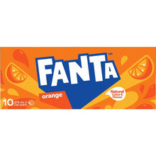 Fanta Orange Soft Drink Multipack Cans 375ml x10 Pack