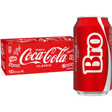 Coca-Cola Classic Soft Drink Multipack Cans 375ml X 10 Pack