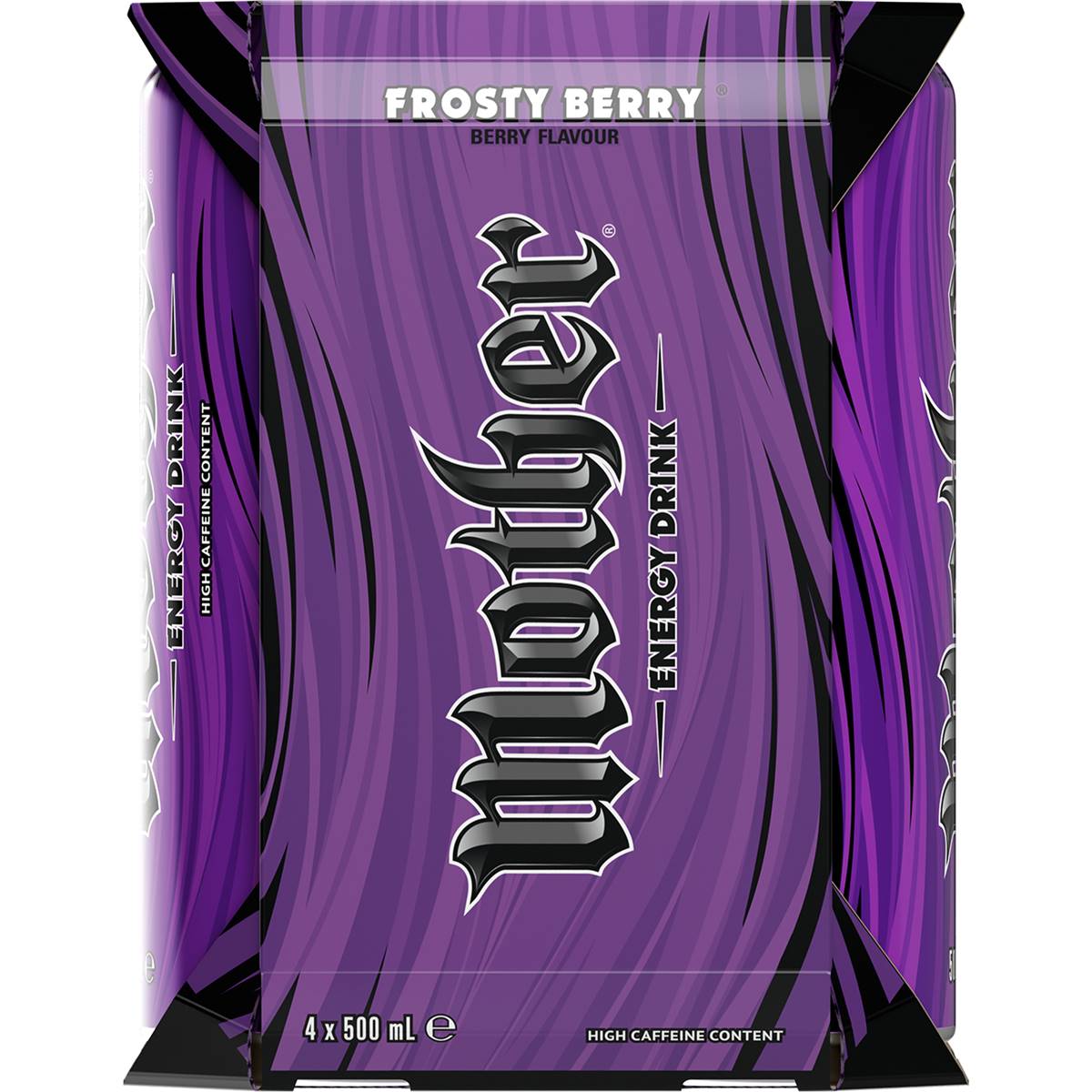 Mother Energy Drink Frosty Berry Multipack Cans 500mL x 4 pack