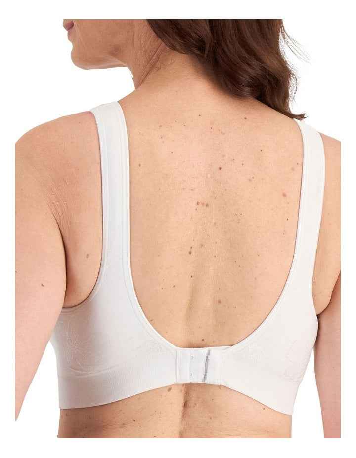 Comfort Revolution Contour Wirefree Bra in White