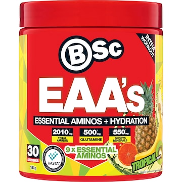 BSc EAA's Hydration Tropical 180g