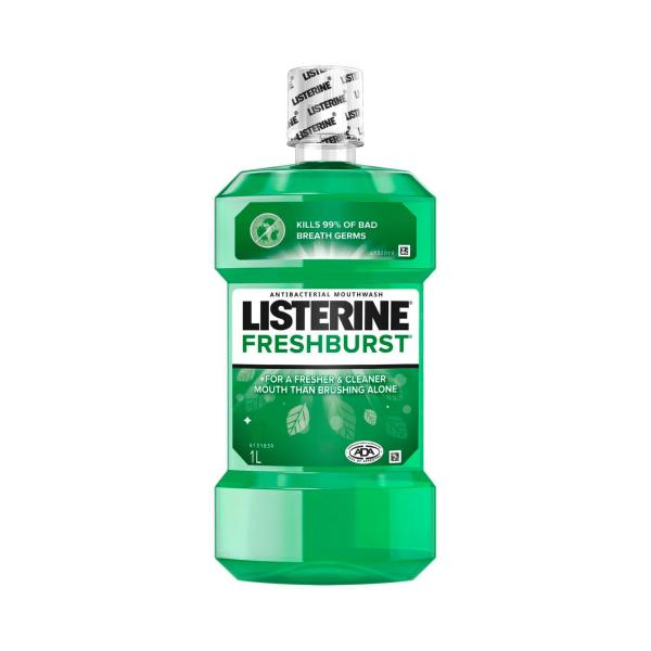 LISTERINE MOUTHWASH:FRESH BURST:.:1LITRE