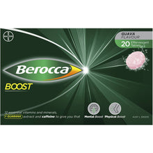 Berocca Vitamin b & c Guava Flavour With Guarana Energy 20 Pack