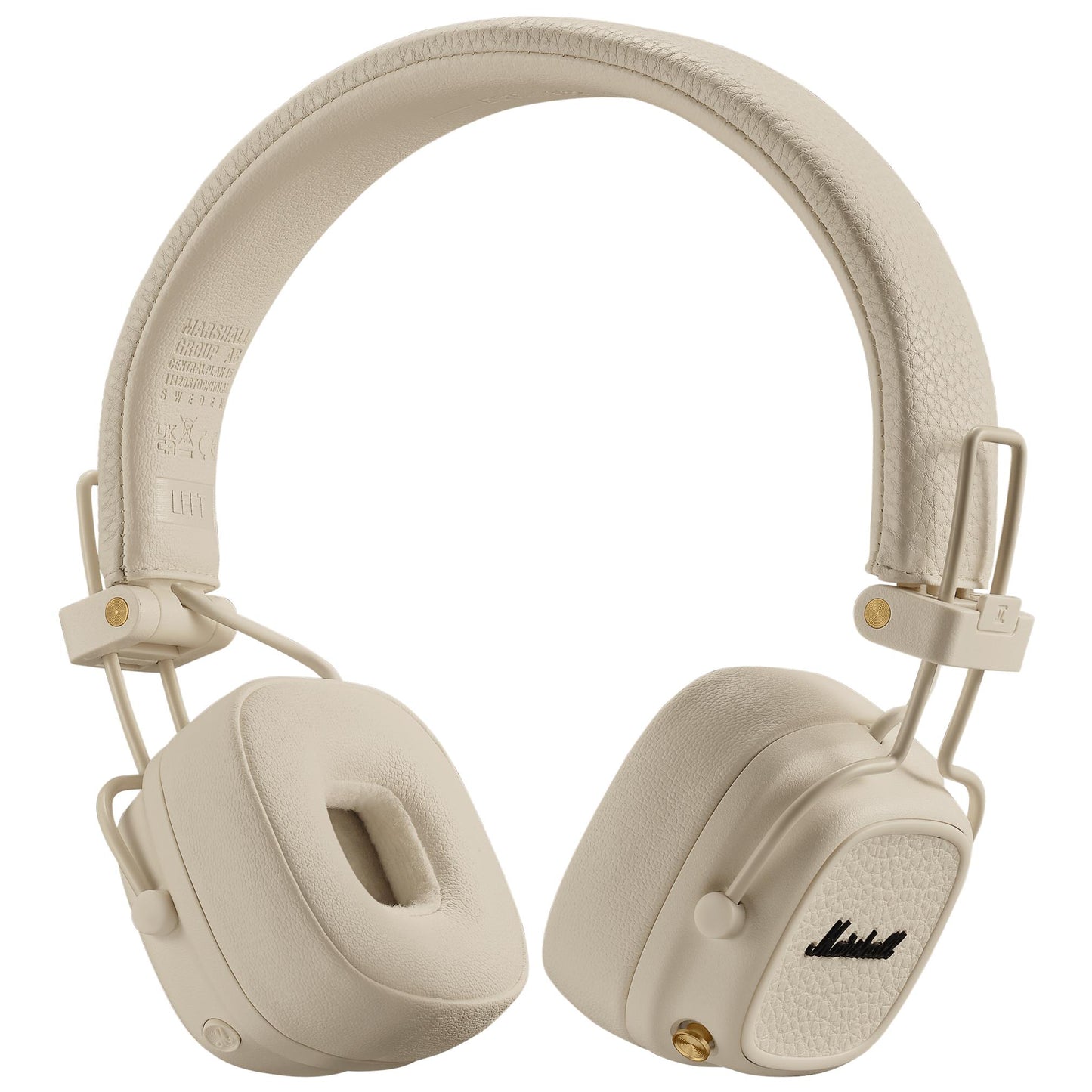 Marshall MAJOR V Wireless On-Ear Bluetooth Headphones (Cream)