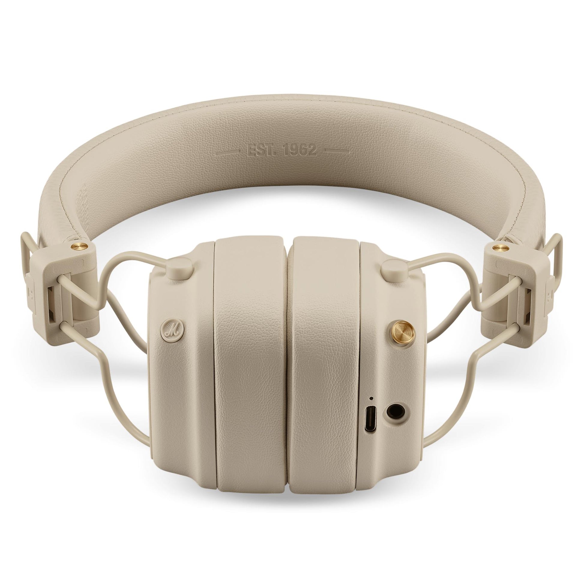 Marshall MAJOR V Wireless On-Ear Bluetooth Headphones (Cream)