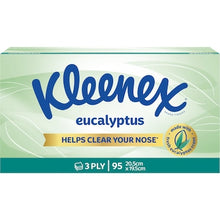 Kleenex Eucalyptus 3 Ply Facial Tissues 95 pack