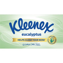 Kleenex Eucalyptus 3 Ply Facial Tissues 95 pack