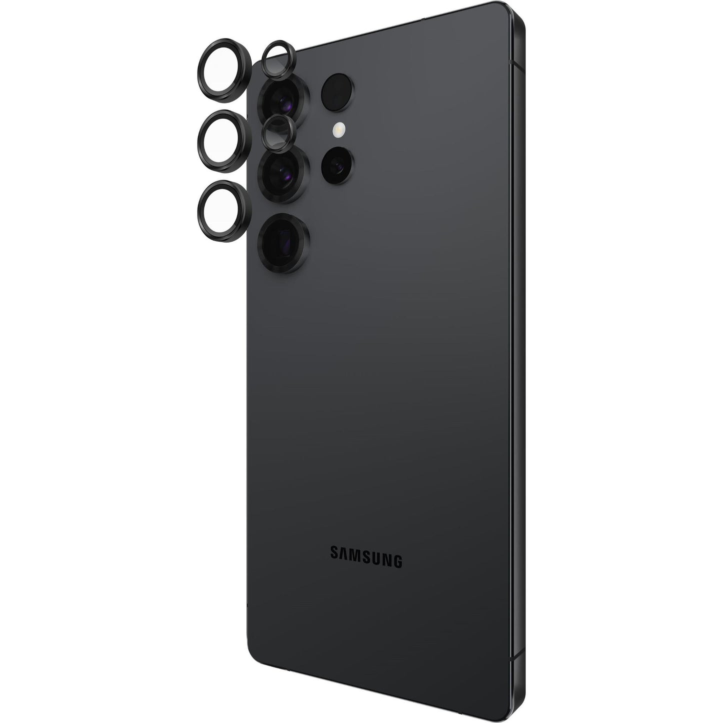 Case-Mate Aluminium Ring Lens Protector for Galaxy S25 Ultra (Black)