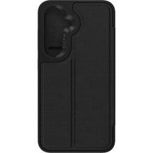 EFM Monaco Vegan Leather Wallet Case with D3O BIO for Galaxy S25+ (Black)