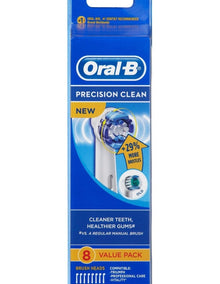 Precision Clean Toothbrush Head EB20 8 Pack in White