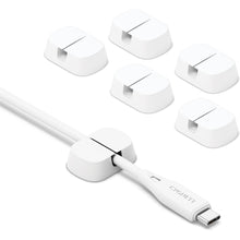 Cygnett TangleTamer Single Slot Cable Organisers 6 Pack (White)
