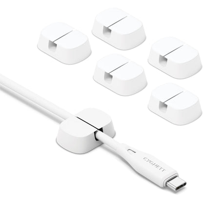 Cygnett TangleTamer Single Slot Cable Organisers 6 Pack (White)