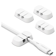 Cygnett TangleTamer Single Slot Cable Organisers 4 Pack (White)