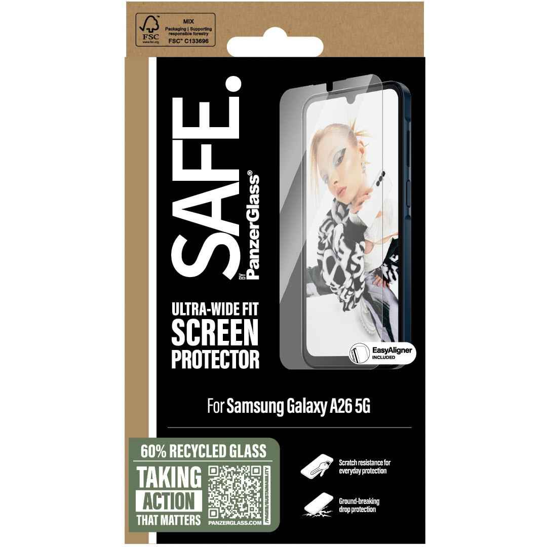 SAFE by Panzer Ultra Wide Fit Screen Protector for Galaxy A26