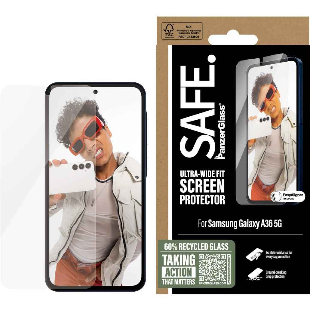 SAFE by Panzer Ultra Wide Fit Screen Protector for Galaxy A36