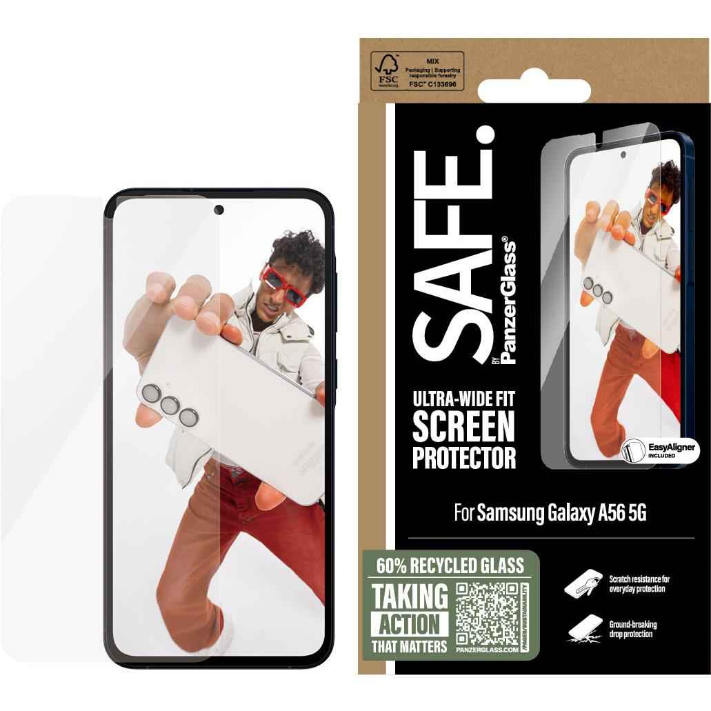 SAFE by Panzer Ultra Wide Fit Screen Protector for Galaxy A56
