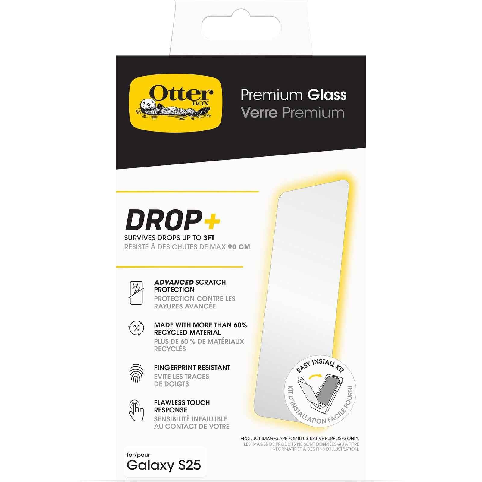 OtterBox Premium Glass Screen Protector for Galaxy S25