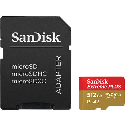 Sandisk Extreme PLUS MicroSDXC 512GB 200MB/s Memory Card